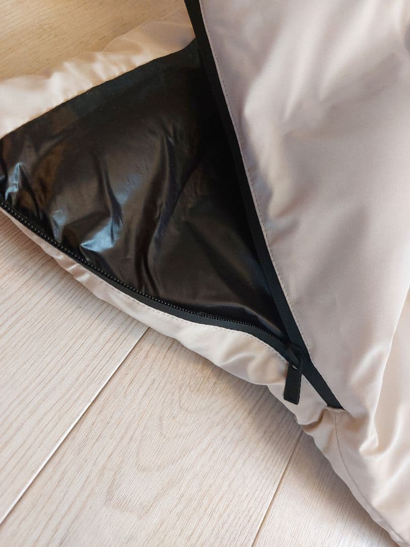 ★新品今季ZARAロングダウンコートLタグ付ショルダーストラップ付★