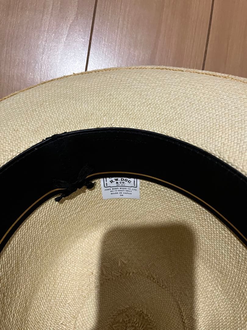月末までの出品　H.W.DOG&CO. パナマハット