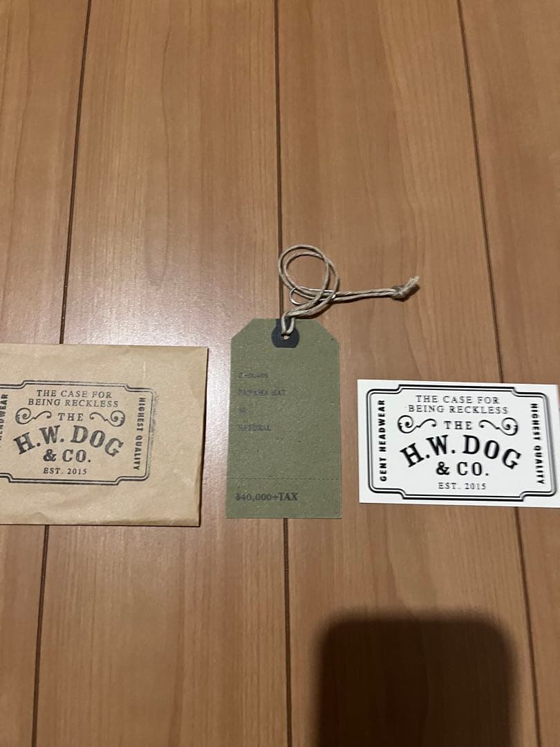 月末までの出品　H.W.DOG&CO. パナマハット