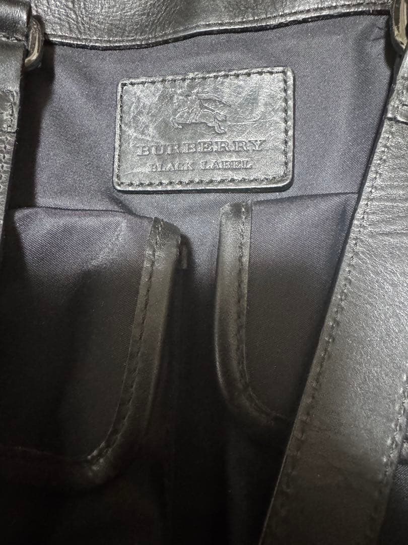 ブラック トートバッグ ナイロン BURBERRY バーバリー