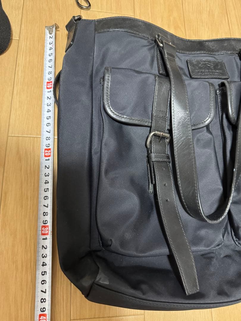 ブラック トートバッグ ナイロン BURBERRY バーバリー