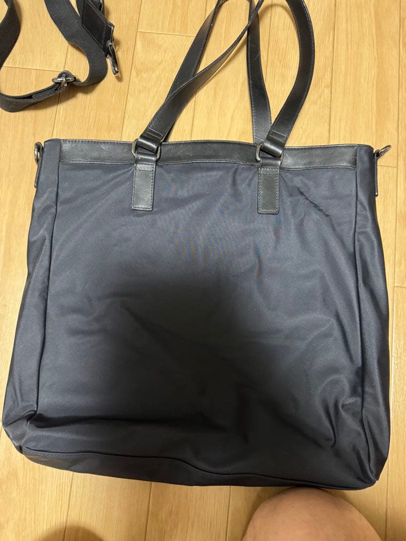 ブラック トートバッグ ナイロン BURBERRY バーバリー