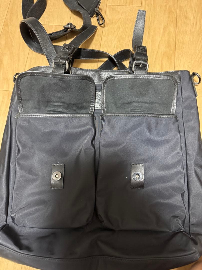 ブラック トートバッグ ナイロン BURBERRY バーバリー