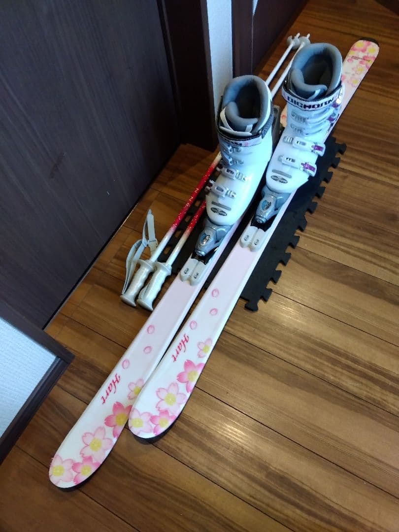 【送料無料】HART/学生・レディース用/スキーセット/メンテ・WAX済✔