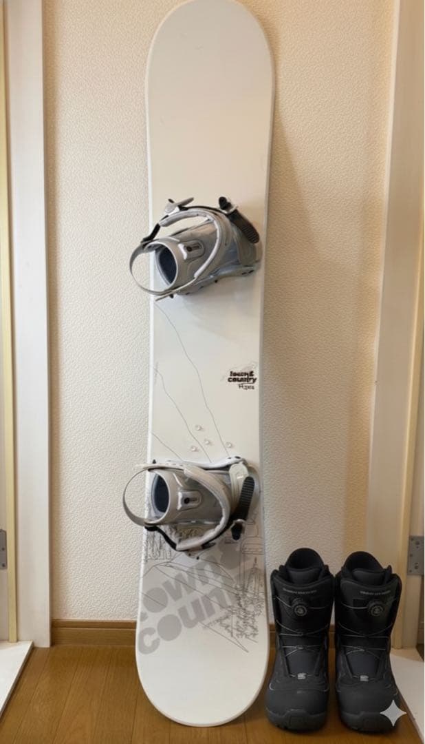 town & country スノーボード 3点セット