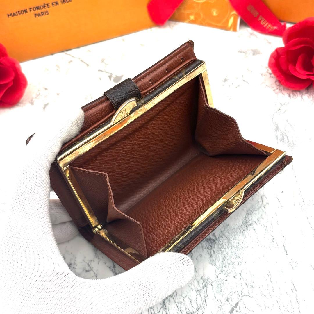 【定価の半額以下】 ルイヴィトン モノグラム ヴィエノワ がま口 折り財布