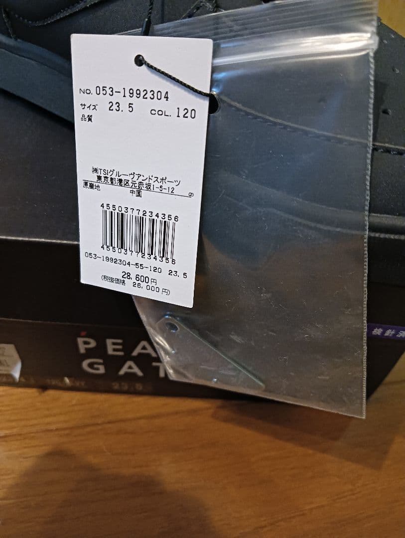 新品　パーリーゲイツ　GOLFシューズ　ローカット　ソフトスパイク　23,5