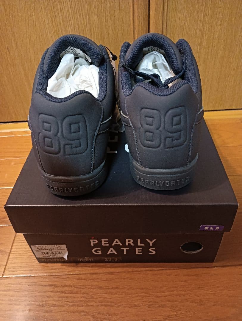 新品　パーリーゲイツ　GOLFシューズ　ローカット　ソフトスパイク　23,5