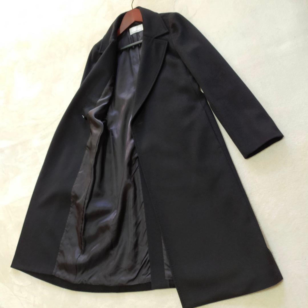 美品　M−premier　カシミヤ100%　ロングチェスターコート　38サイズ
