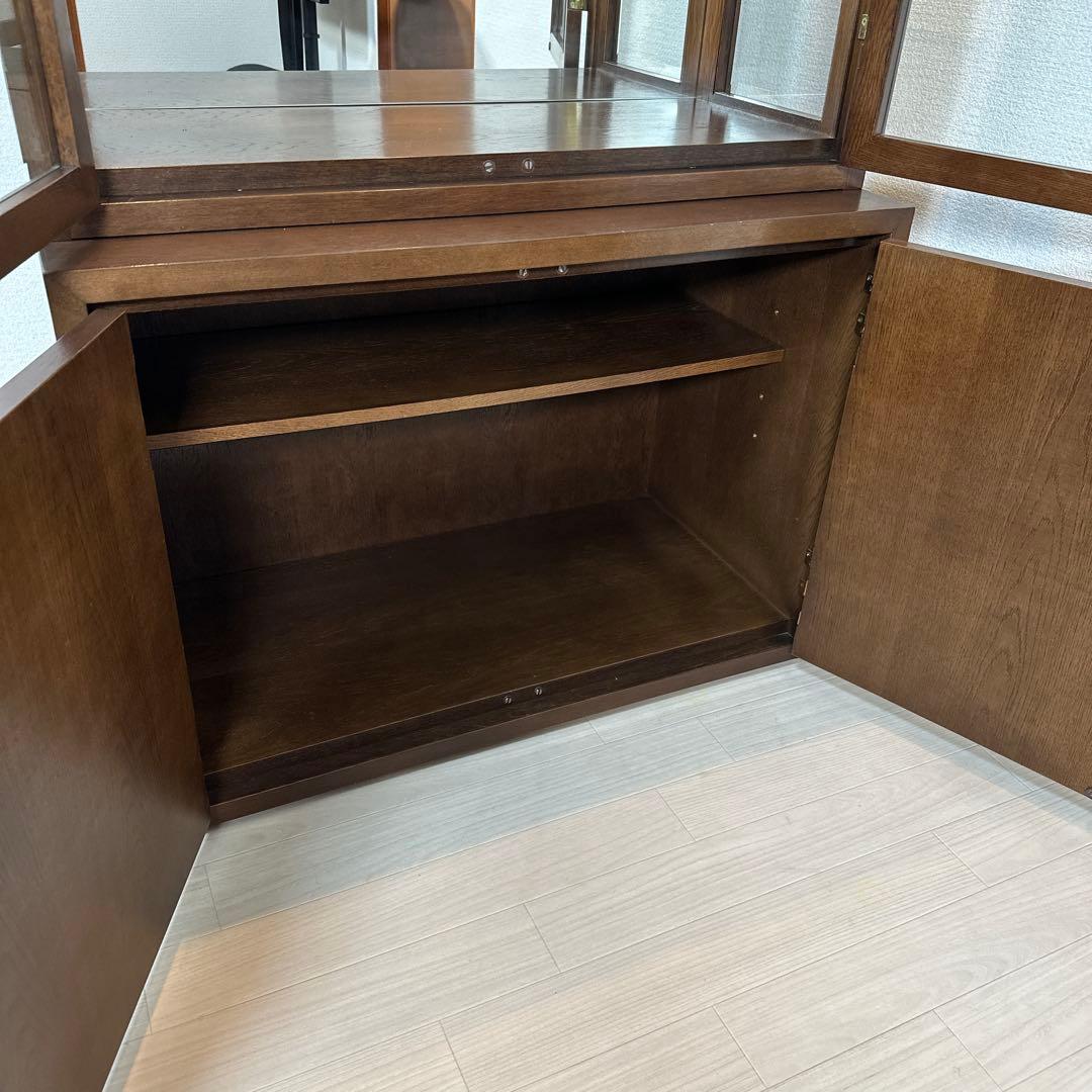 カリモクドマーニ モーガントン 飾り棚 キュリオケース 本棚 i4※