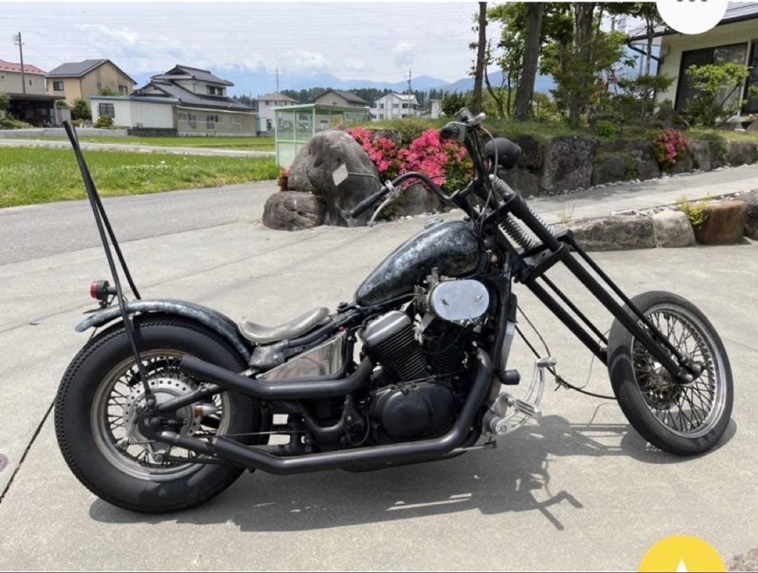 スティード400 スプリンガーフォークのみチョッパーカスタム　出品は9月6日まで