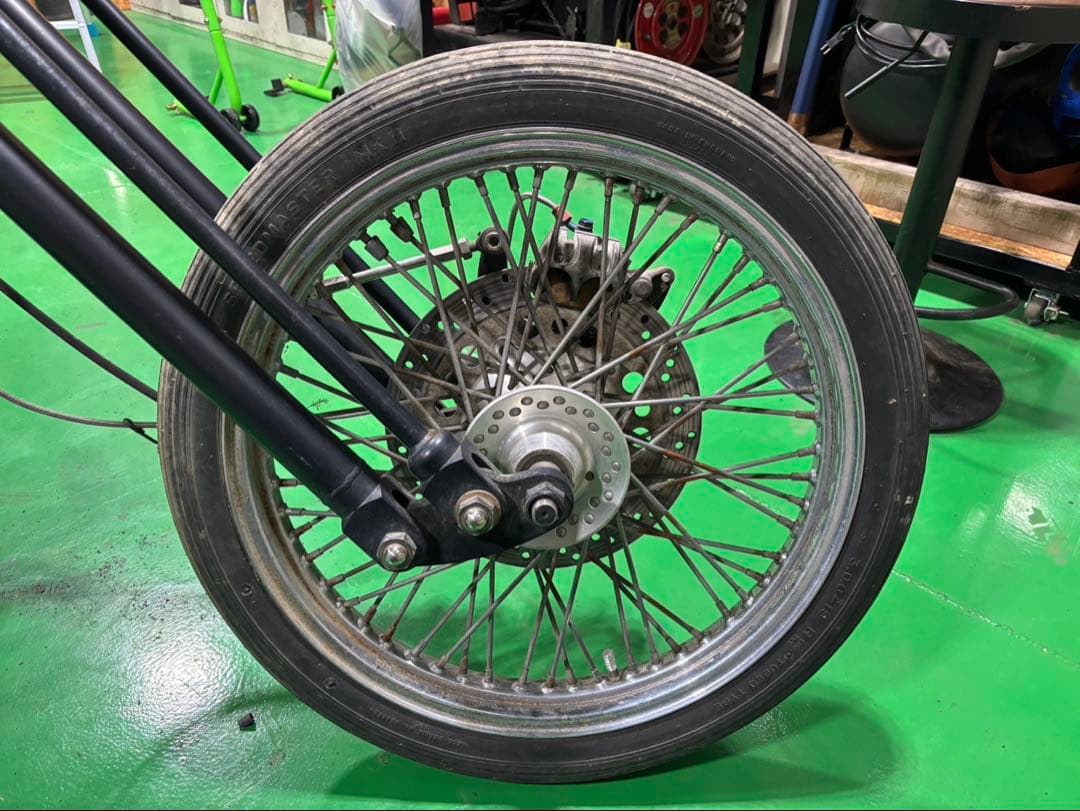 スティード400 スプリンガーフォークのみチョッパーカスタム　出品は9月6日まで