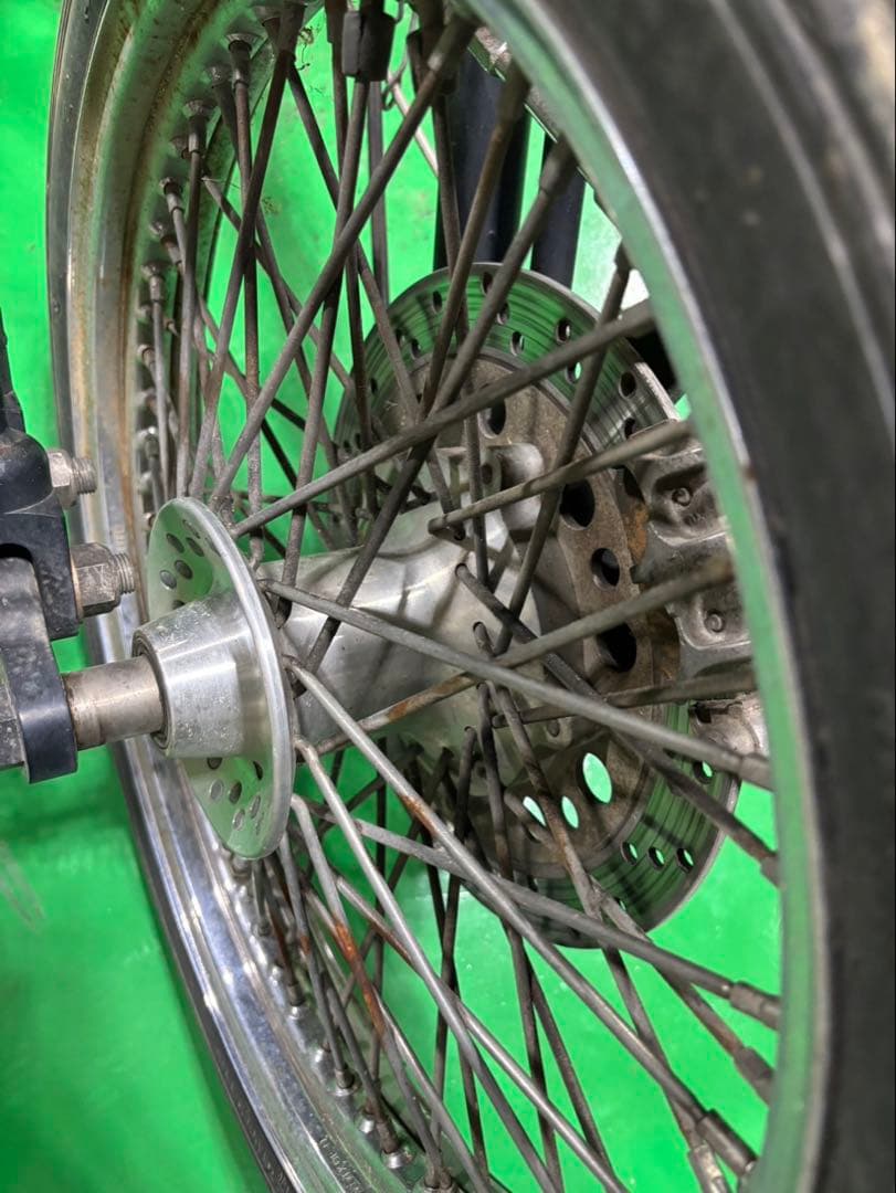 スティード400 スプリンガーフォークのみチョッパーカスタム　出品は9月6日まで