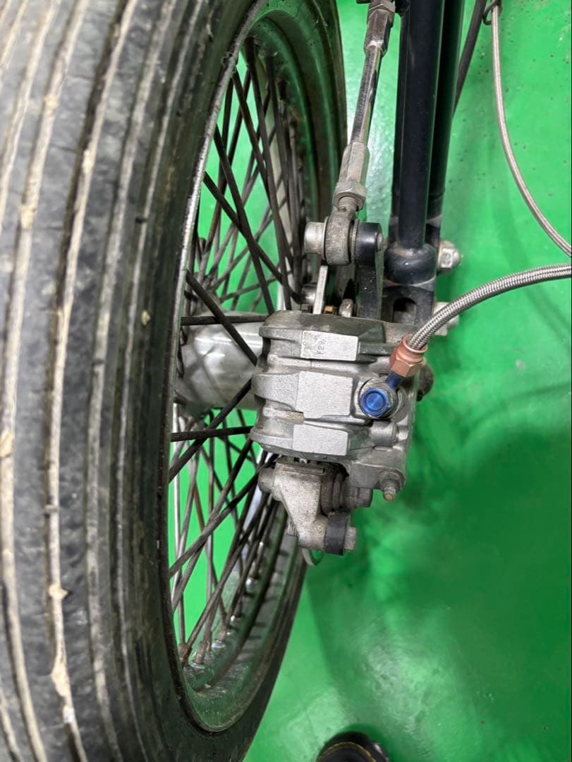 スティード400 スプリンガーフォークのみチョッパーカスタム　出品は9月6日まで