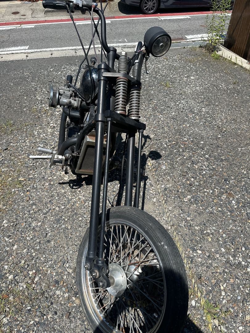 スティード400 スプリンガーフォークのみチョッパーカスタム　出品は9月6日まで