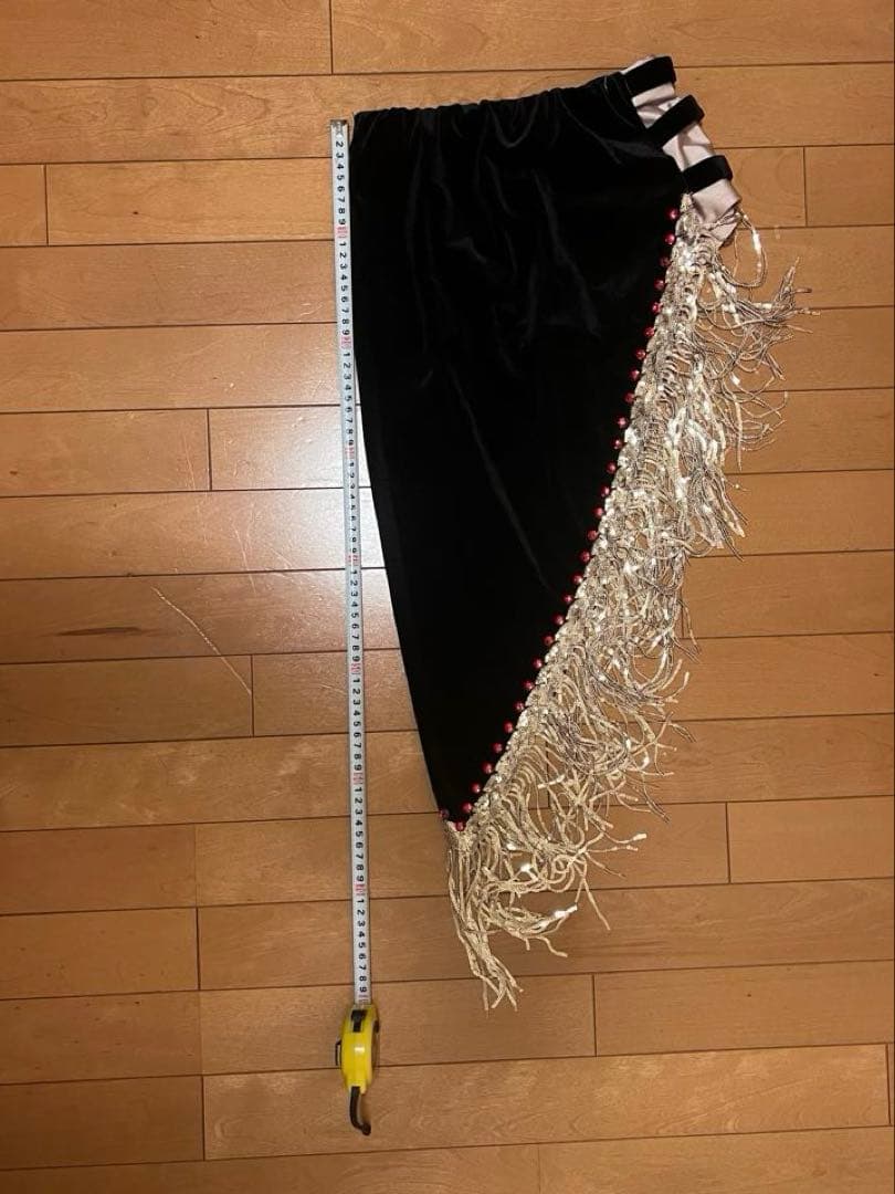 ベリーダンス　衣装　黒　ゴールド