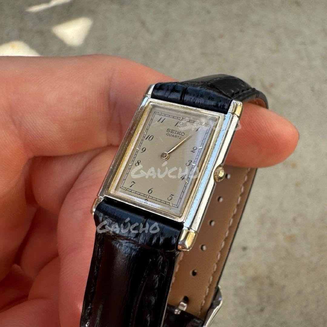 【新品電池】SEIKO レクタンギュラー スクエア ヴィンテージ tank