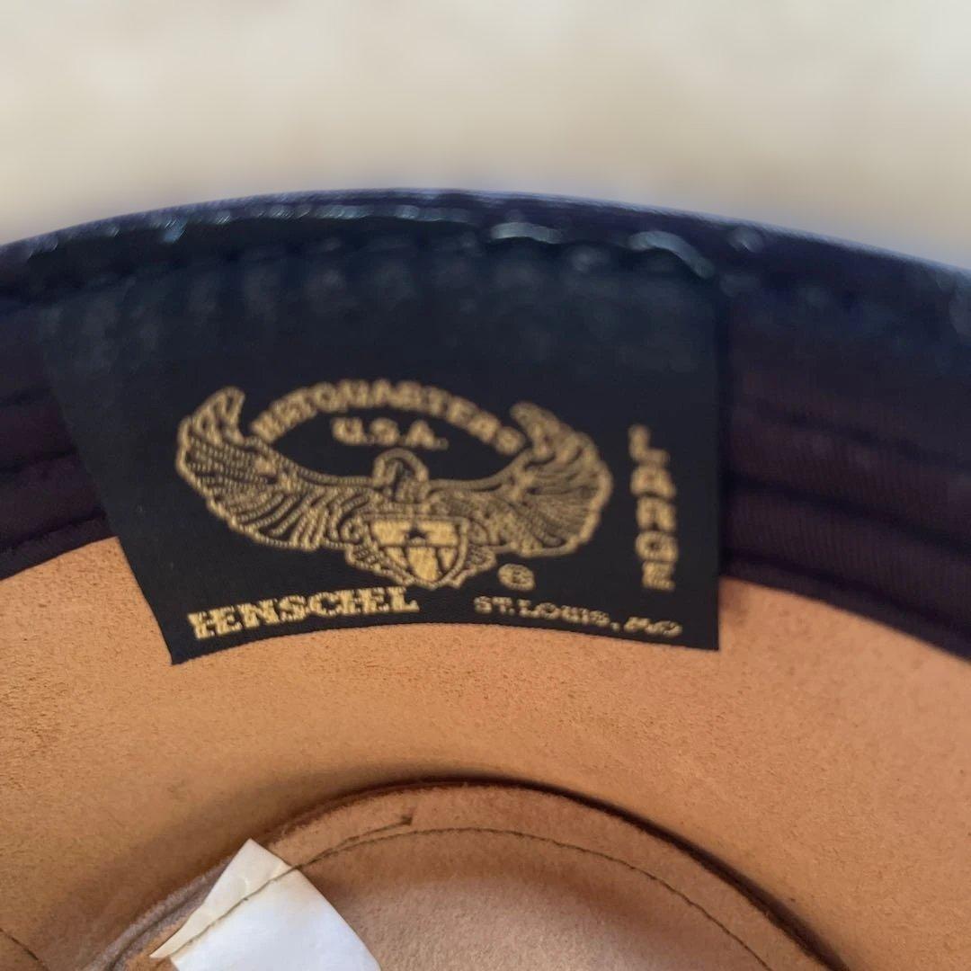 Henschel ベージュフェルトハット L