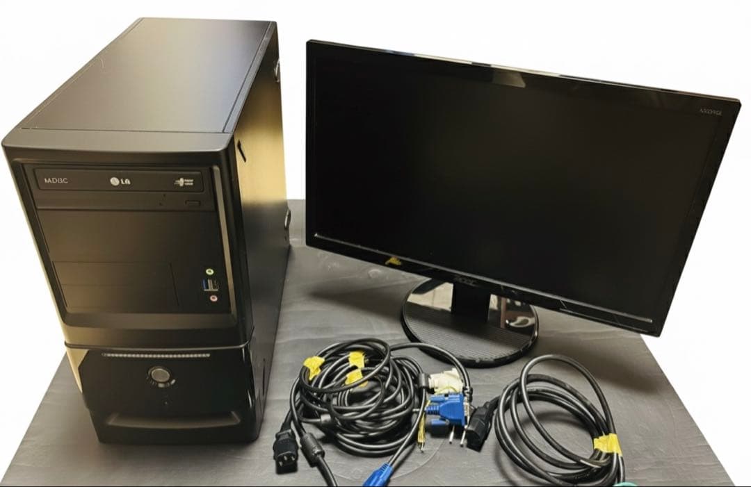 デスクトップPC モニター スピーカーセット i5-4690 1.82TB