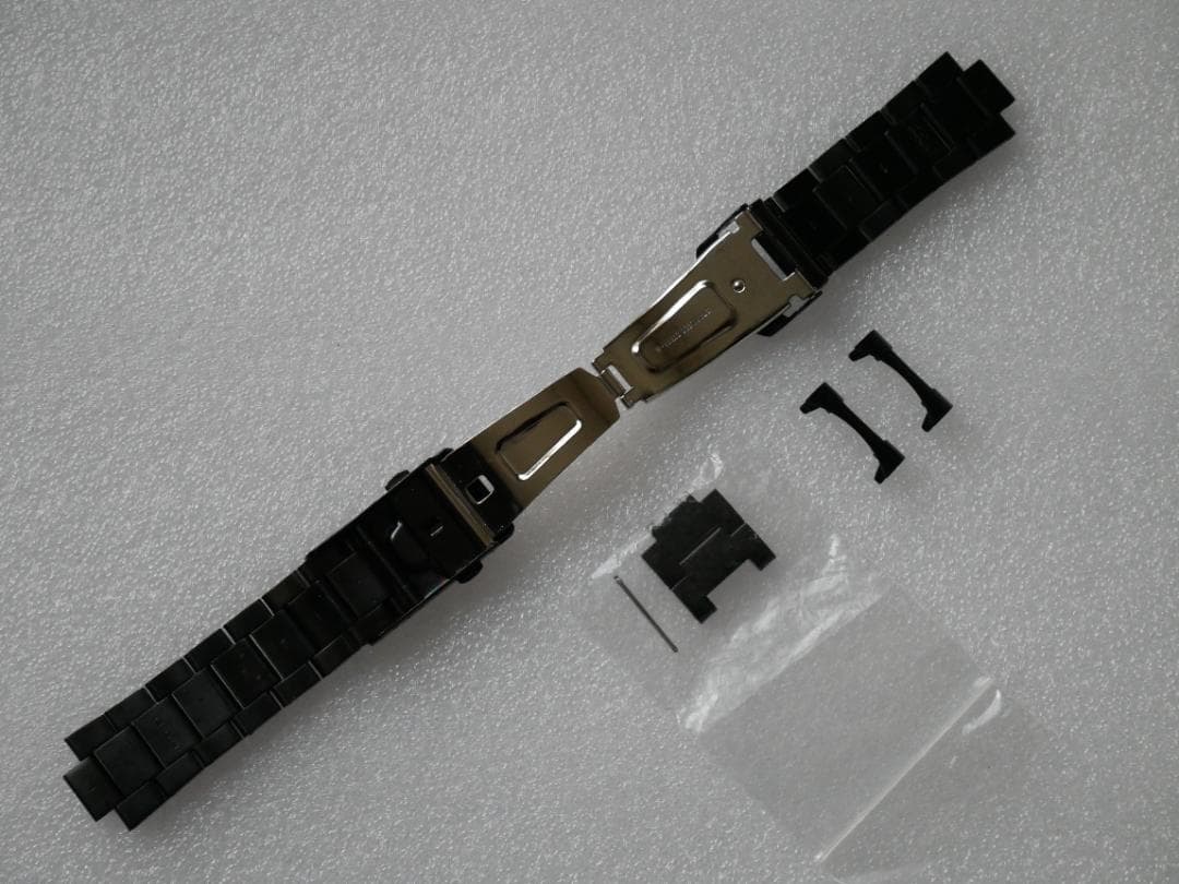 【美品】SEIKO SBSA075純正ブラック金属ベルト