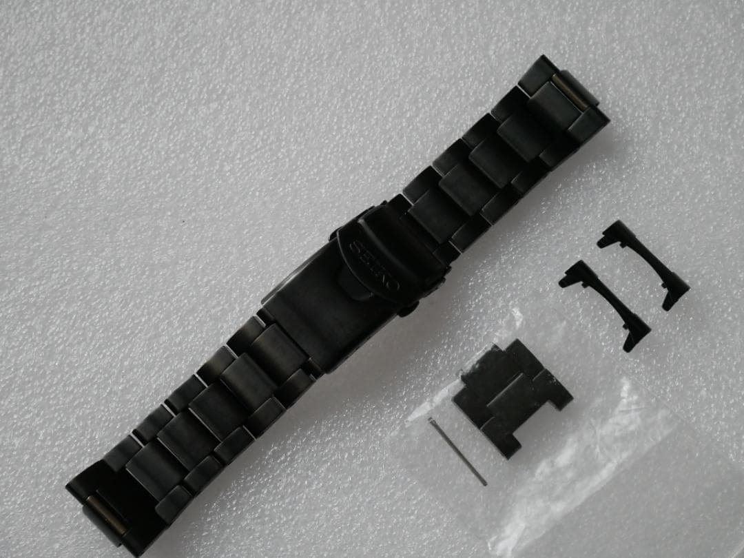 【美品】SEIKO SBSA075純正ブラック金属ベルト