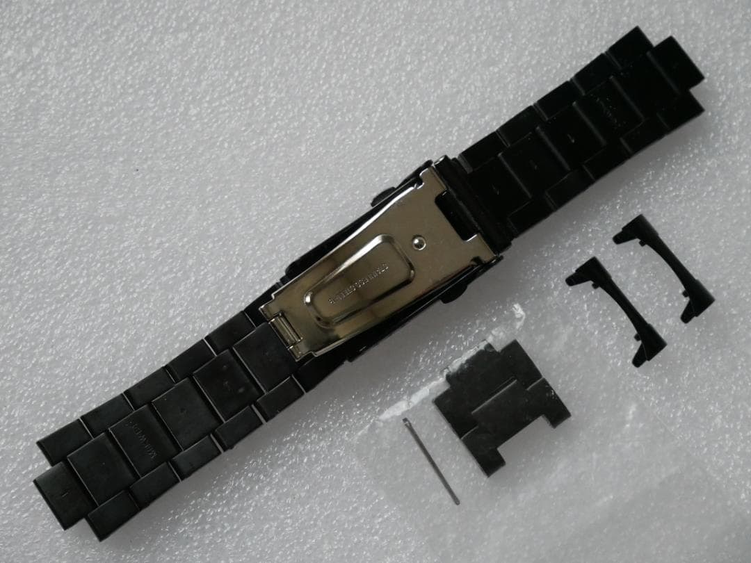 【美品】SEIKO SBSA075純正ブラック金属ベルト