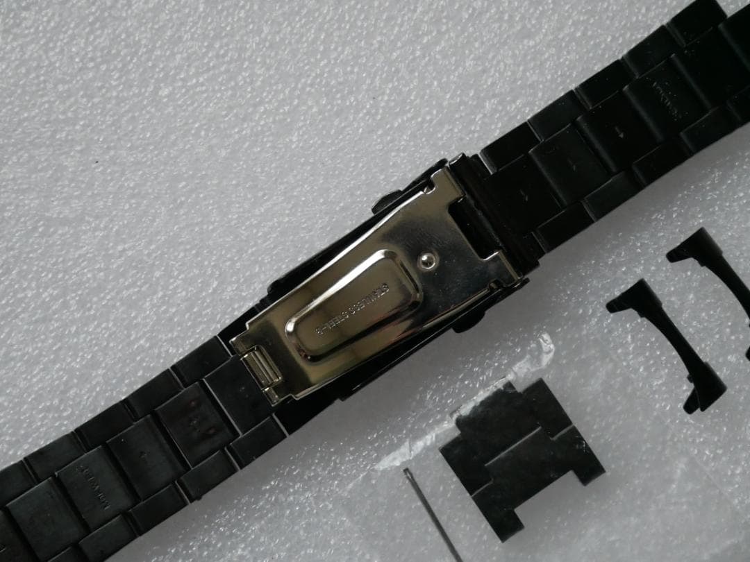 【美品】SEIKO SBSA075純正ブラック金属ベルト