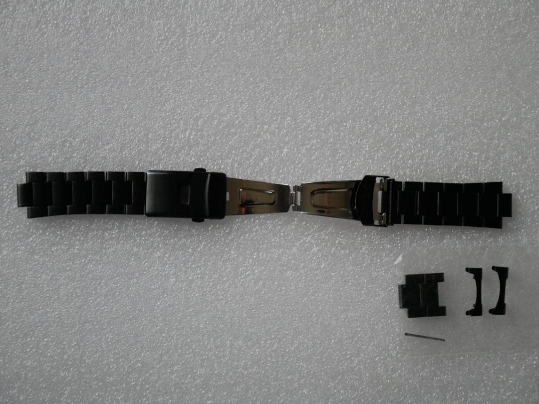 【美品】SEIKO SBSA075純正ブラック金属ベルト