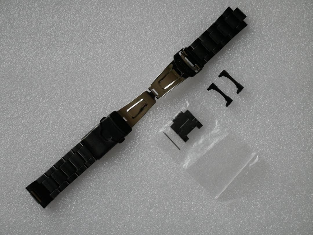 【美品】SEIKO SBSA075純正ブラック金属ベルト