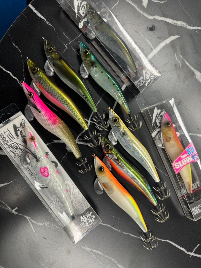 エギング引退まとめ売り人気カルティババックダイワヤマシタドロー4大量セット！