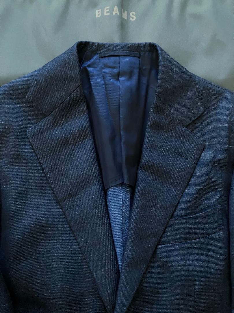 BEAMS F / ビームスエフ ロロピアーナ ウールシルク ジャケット 42