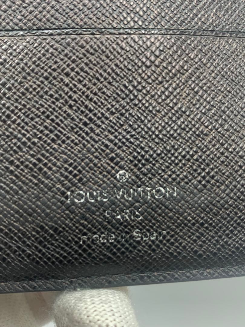 ルイヴィトン ポルトフォイユマルコ ダミエ グラフィット 二つ折り財布