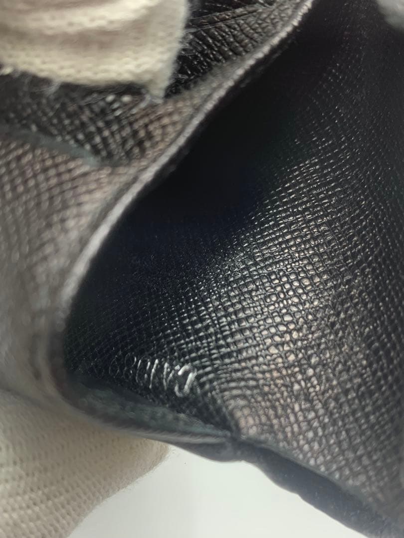 ルイヴィトン ポルトフォイユマルコ ダミエ グラフィット 二つ折り財布