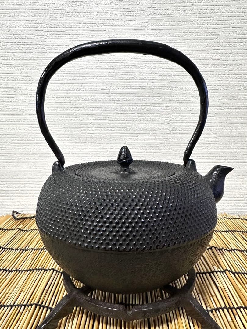 未使用品、供箱等付属品付　南部三厳堂造　１５型アラレ　summer様　売約済み