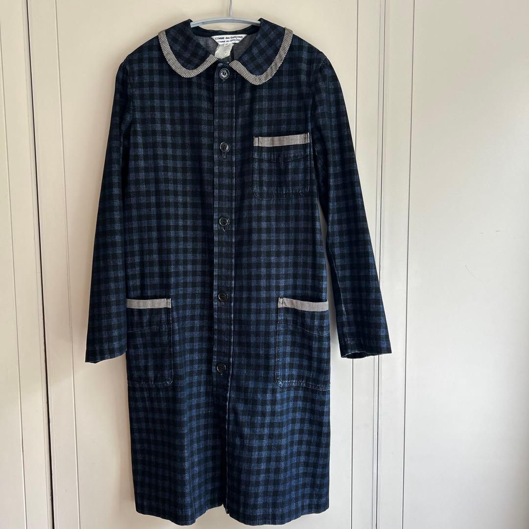 コムデギャルソン　チェック柄 デニムジャケット
