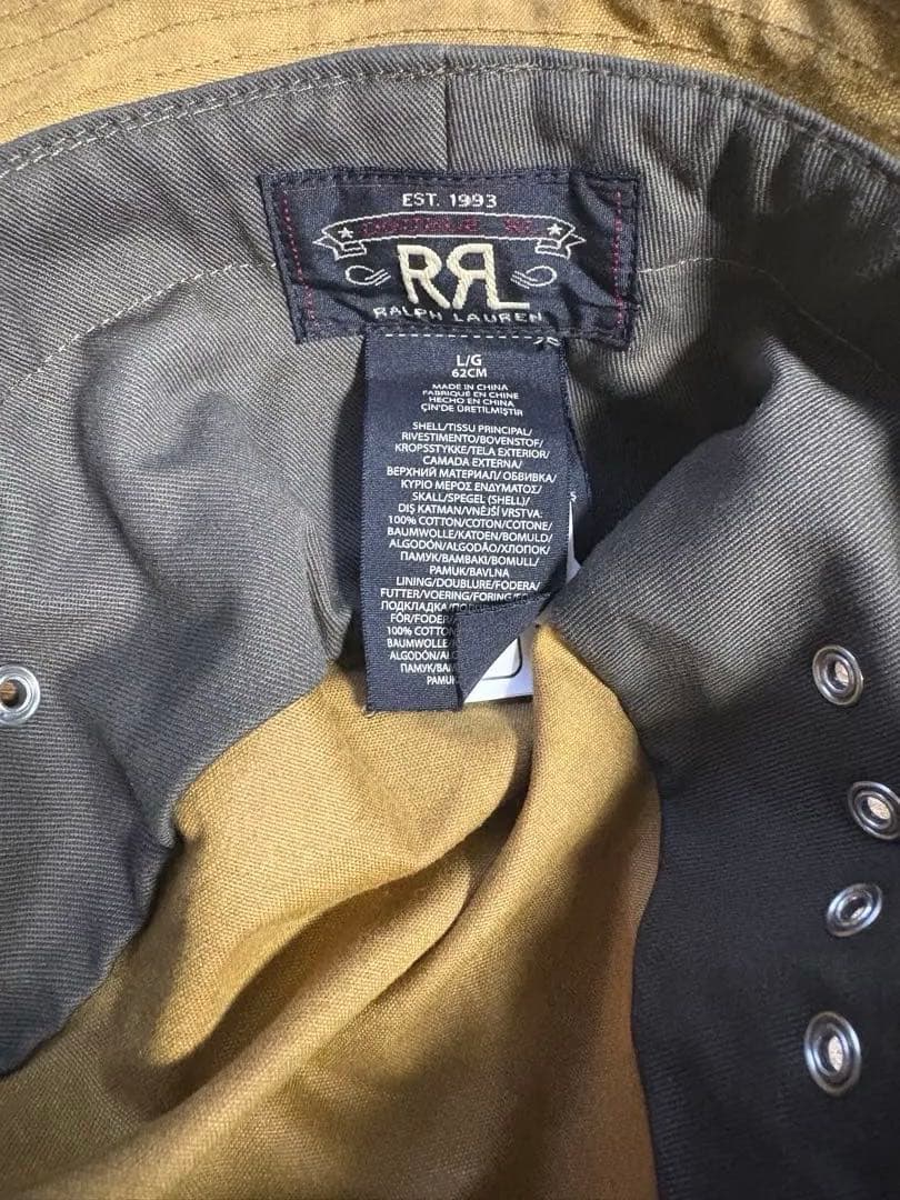 DOUBLE RL オイルドバケットハット Lサイズ