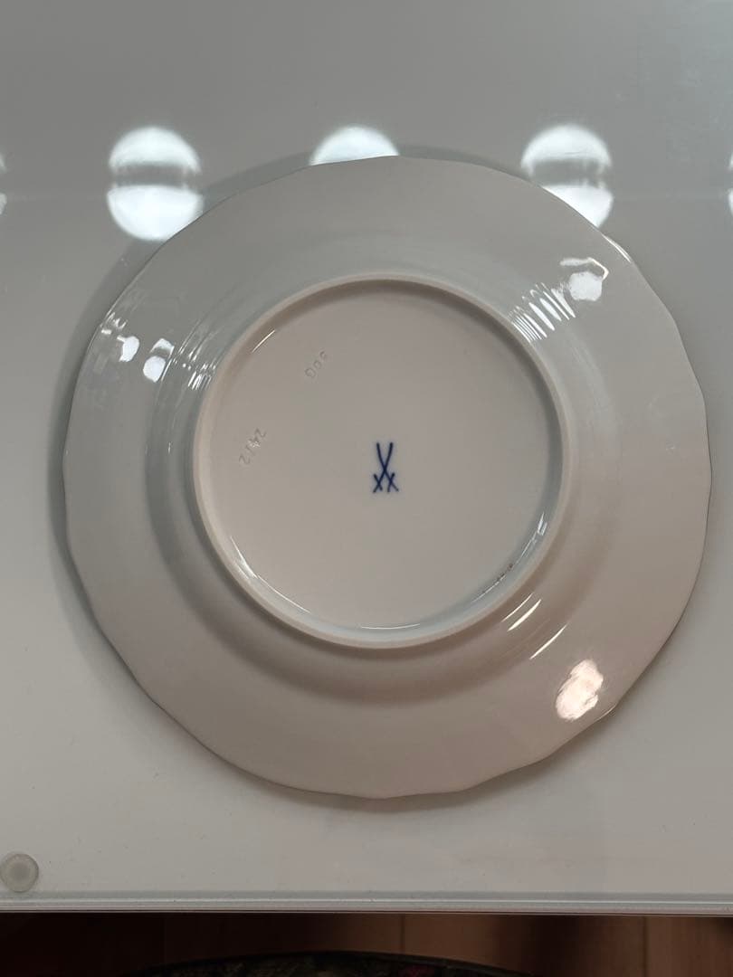 ポプラさま専用マイセン　アンティークディナープレート　19cm