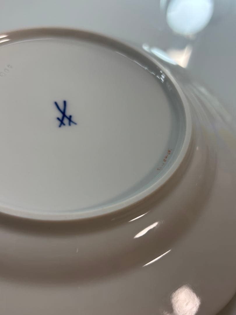 ポプラさま専用マイセン　アンティークディナープレート　19cm