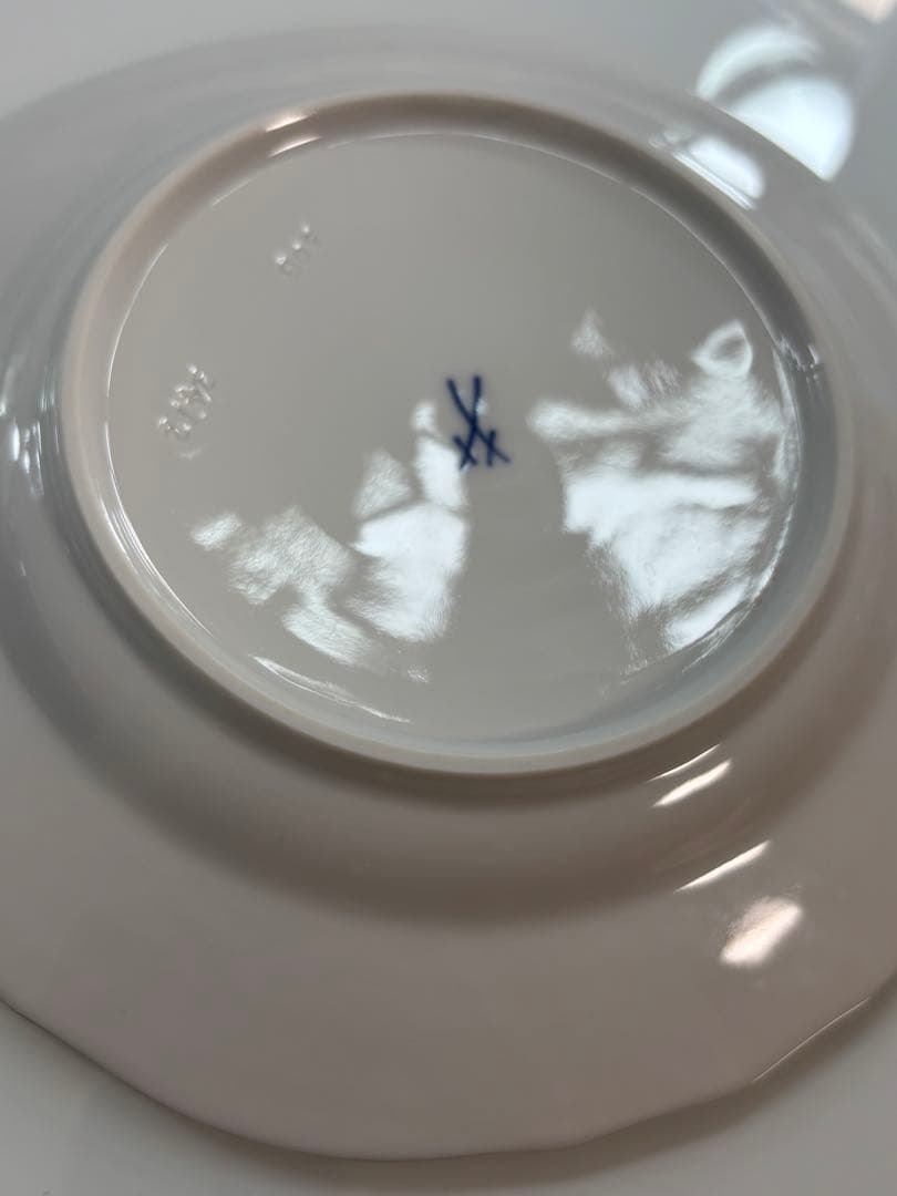 ポプラさま専用マイセン　アンティークディナープレート　19cm