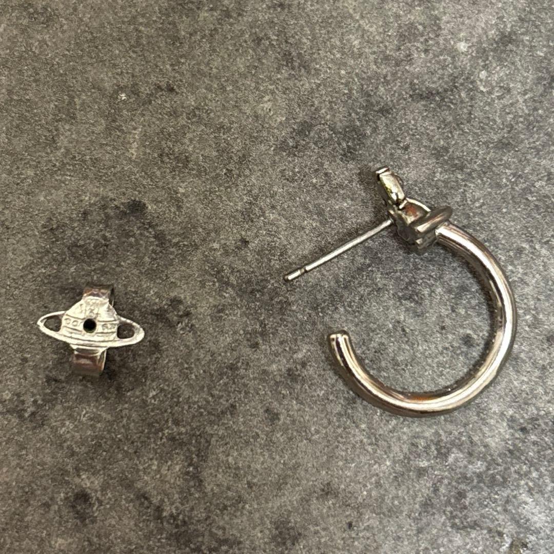 Vivienne Westwood シルバー フープピアス