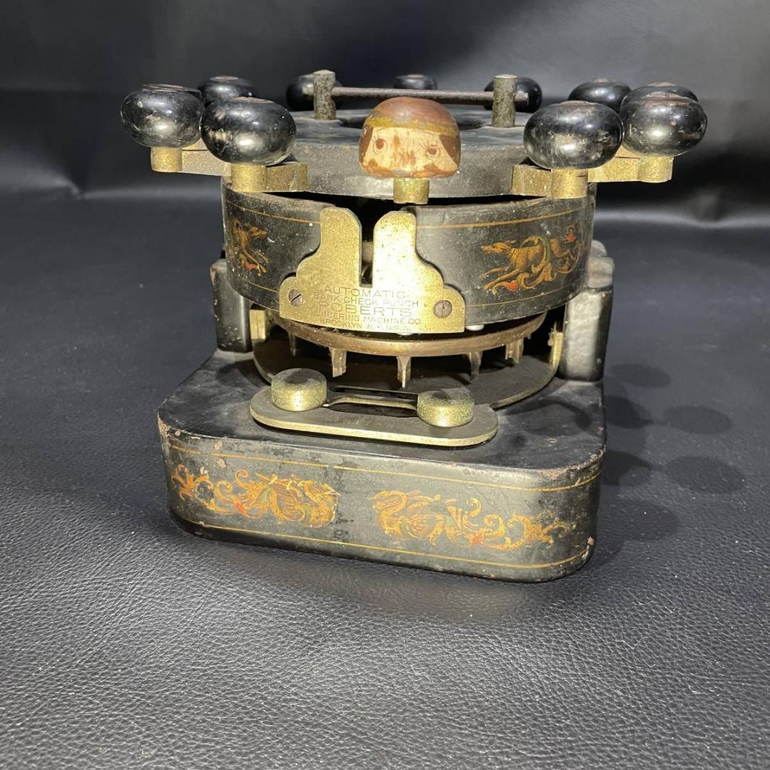 ヤクシ様限定チェックライター　automatic bank check X557