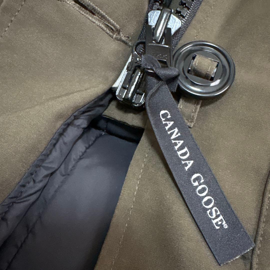 美品✨カナダグース ブロンテパーカー カーキ ダウンコート リアルファー S