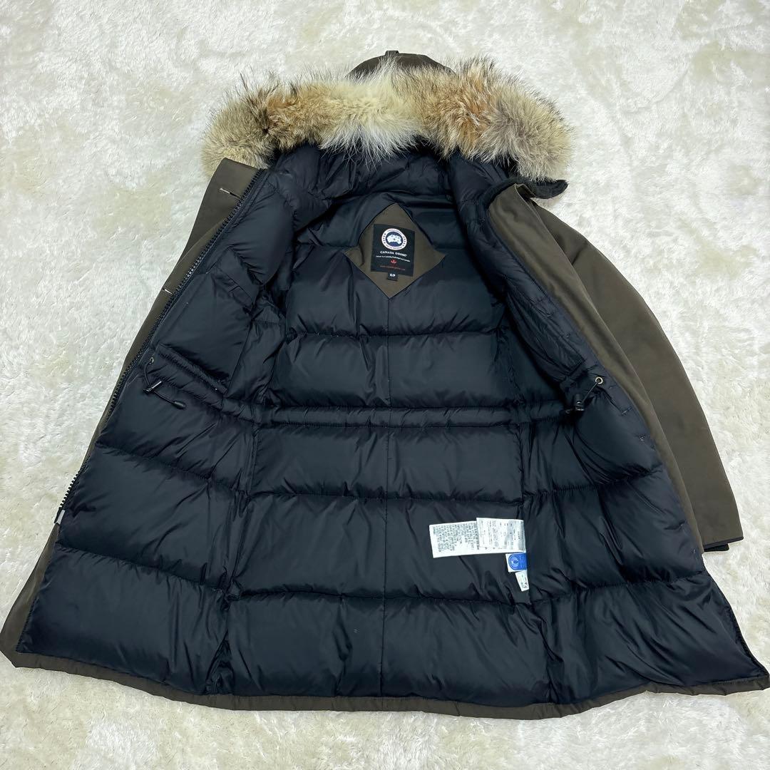 美品✨カナダグース ブロンテパーカー カーキ ダウンコート リアルファー S