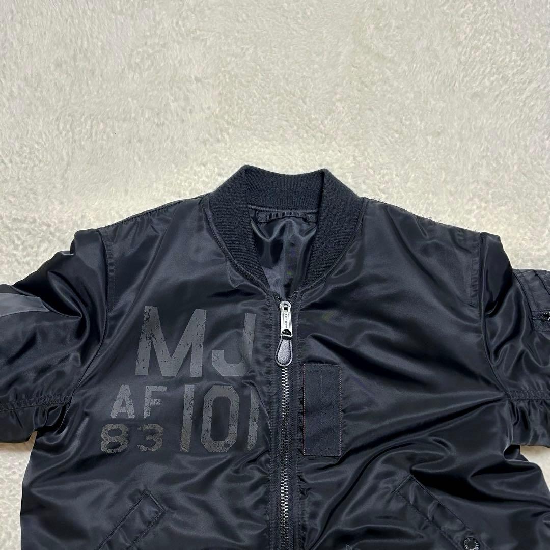 AVIREX MJ-101リバイバル MA-1 フライトジャケット レア 黒 L