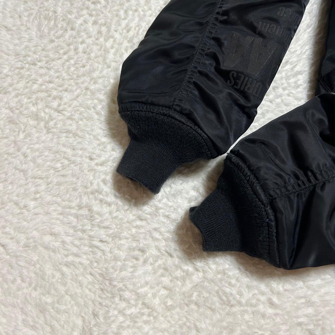 AVIREX MJ-101リバイバル MA-1 フライトジャケット レア 黒 L