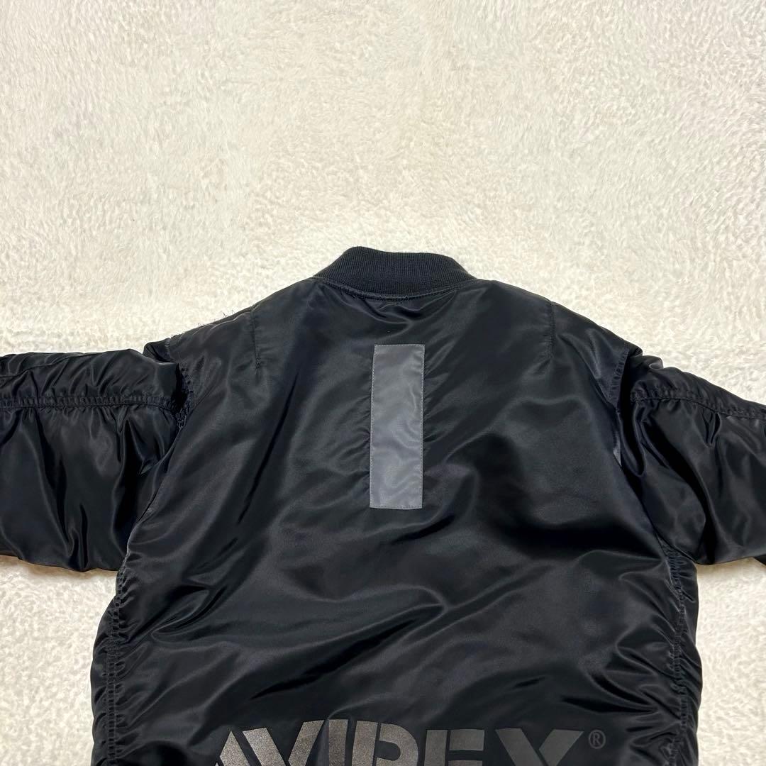 AVIREX MJ-101リバイバル MA-1 フライトジャケット レア 黒 L