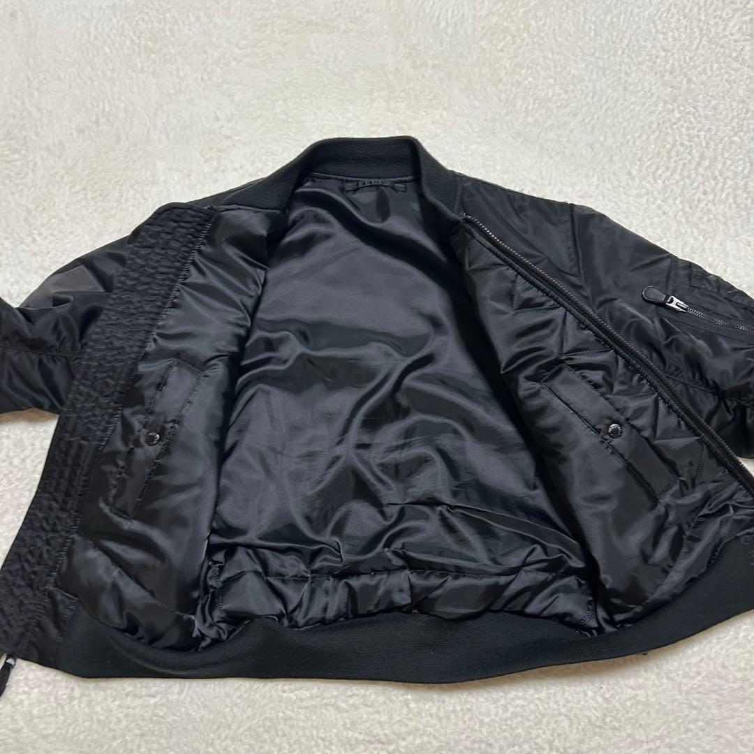 AVIREX MJ-101リバイバル MA-1 フライトジャケット レア 黒 L