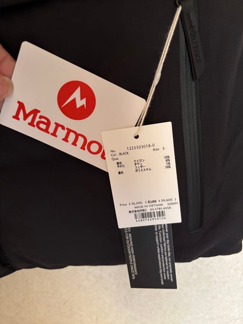 週末値下げ！Marmot×ETRE TOKYO PERTEXダウンベスト