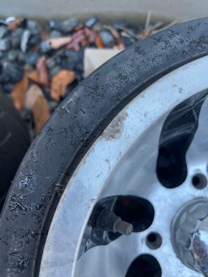 ジャイロキャノピー　リアワイドタイヤ、ホイール