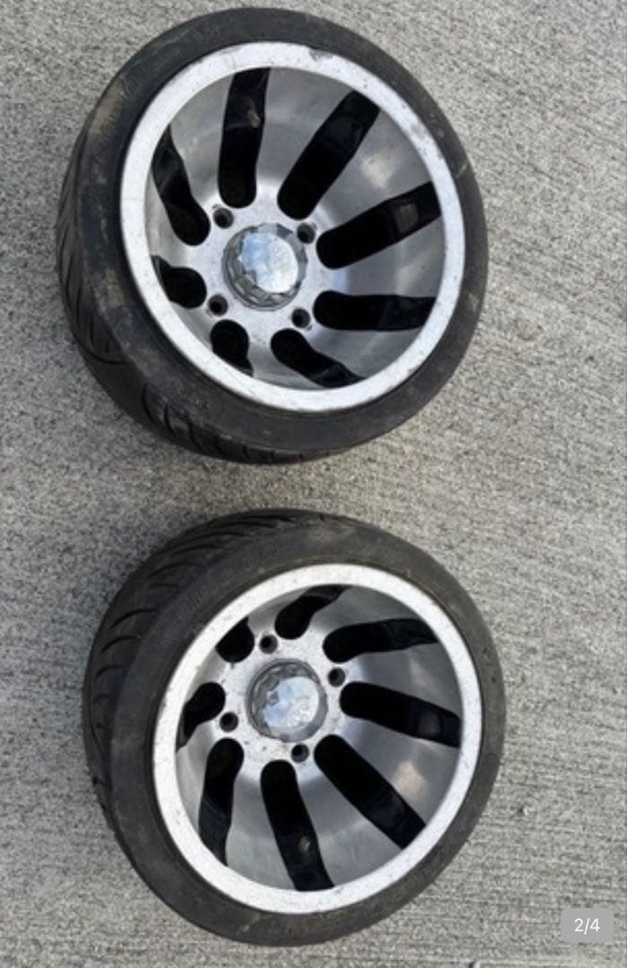 ジャイロキャノピー　リアワイドタイヤ、ホイール